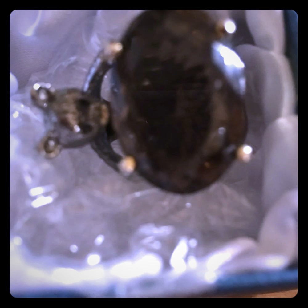 18K and Rhodolite Teddy Bear Ring